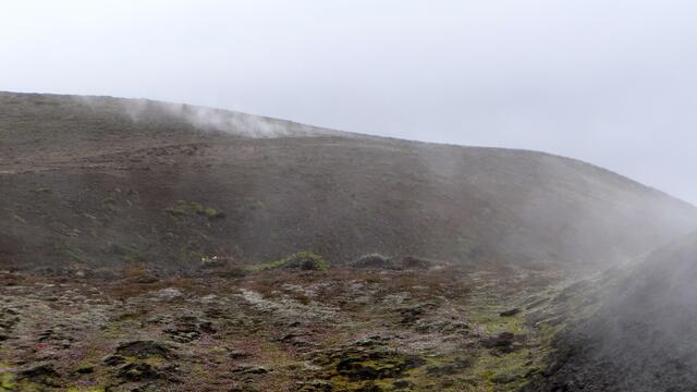 Schwefeldämpfe bei Reykjahlid