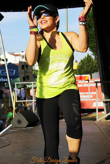 bei Zumba gab es richtig Stimmung