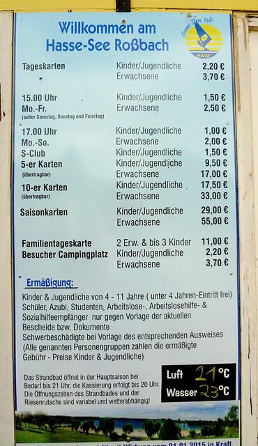 Sommer,Sonne,Spaß am Hassesee in Roßbach - Juli 2015 !