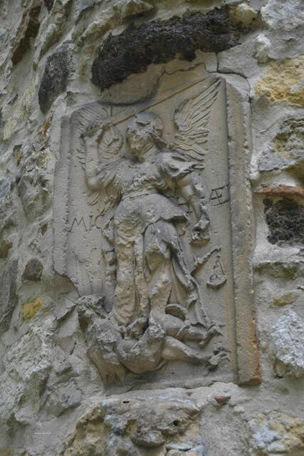 Detail am Hexenturm, der von Anfang an als Ruine geplant war (Foto: Katja Woidtke)