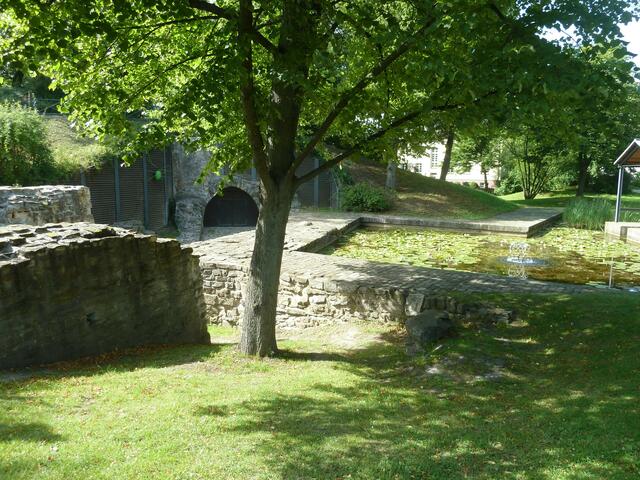 Erichsbastion archäologisch ausgegraben und zum Teil restauriert