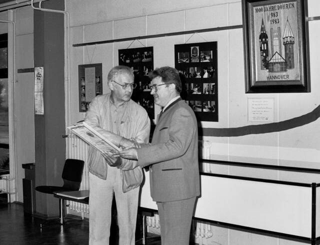 Siegfried Hebestreit (l.) und Günter Porsiel (r.) in Aktion.