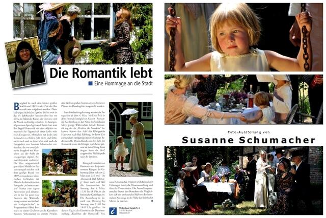 Collage "Die Romantik lebt" von Künstlerin Susanne Schumacher