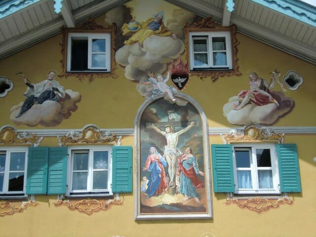 Lüftlmalerei im Geigenbauerdorf Mittenwald