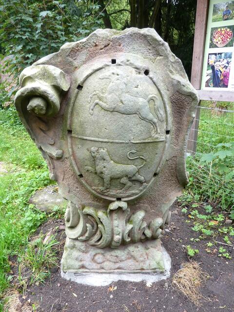 Ein alter Grenzstein von Hannover und Braunschweig