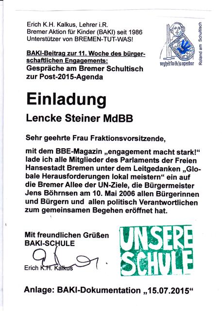 Sehr geehrte Frau Fraktionsvorsitzende...