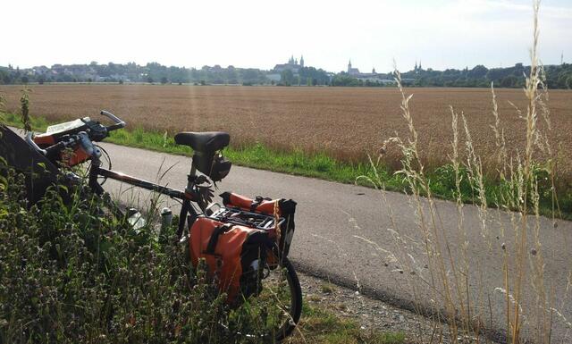 Letzter Blick zurück nach Naumburg