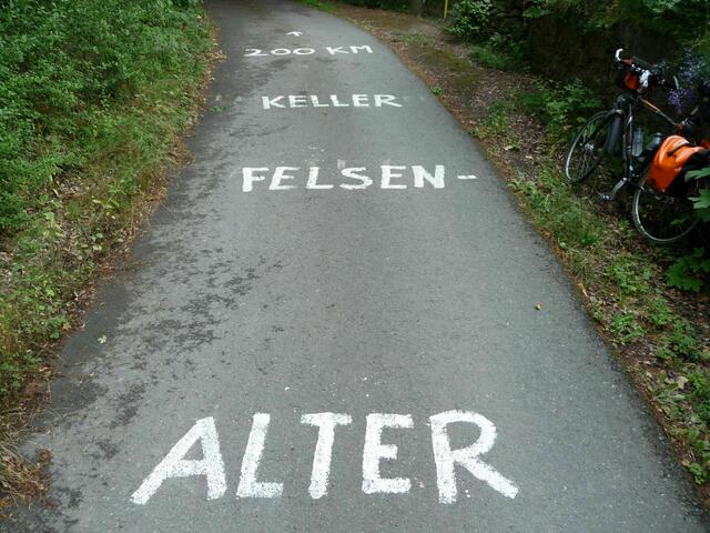 Die ersten 200 km sind geschafft.