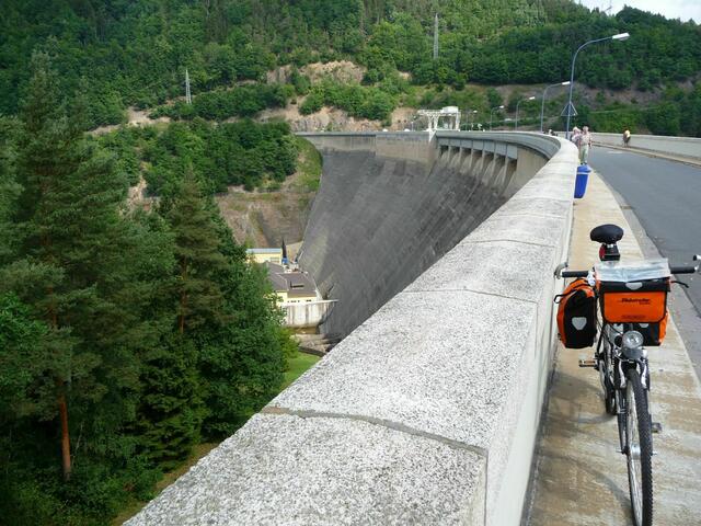 Staumauer Talsperre Hohenwarte
