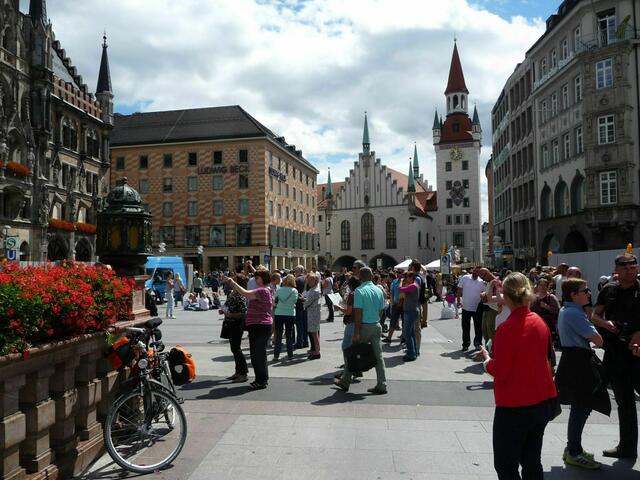 München, auf dem Marienplatz