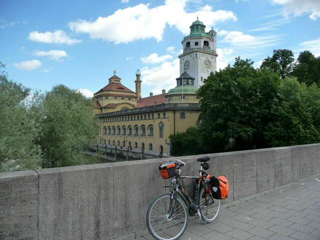 Blick von der Münchener Ludwigsbrücke