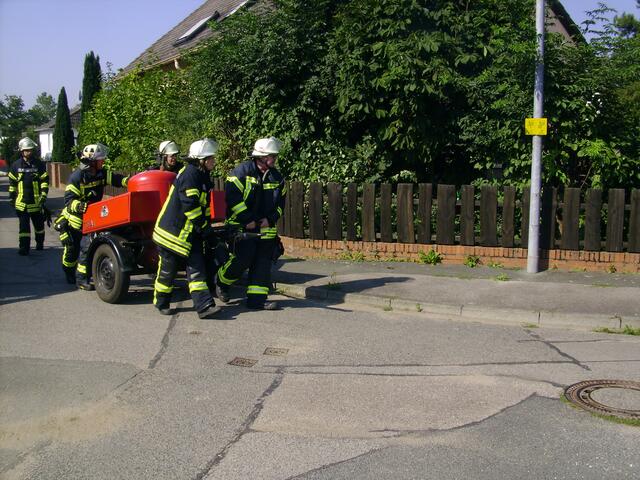 ...der P250 wird zum Einsatzort geschoben...