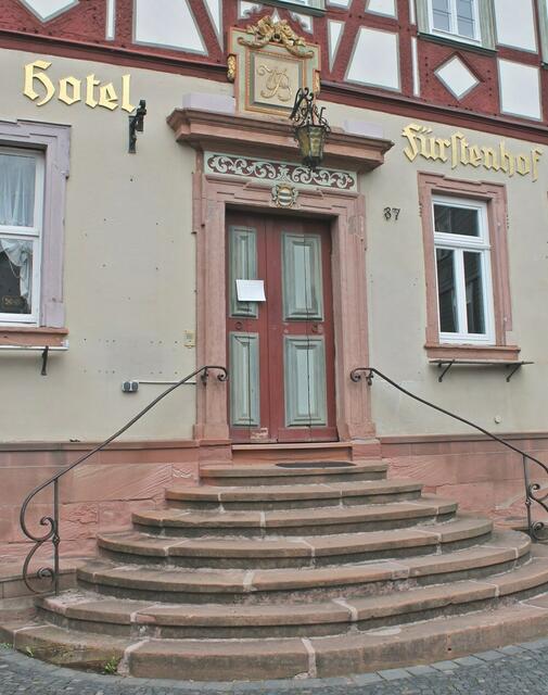 Die ehemalige Poststation aus dem Jahre 1733.