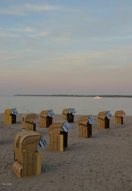 Lauschige Stimmung am Travemünder Strand (Foto: Katja Woidtke)