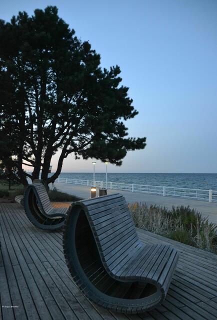 Ruhiges Plätzchen an der Travemünder Strandpromenade  (Foto: Katja Woidtke)