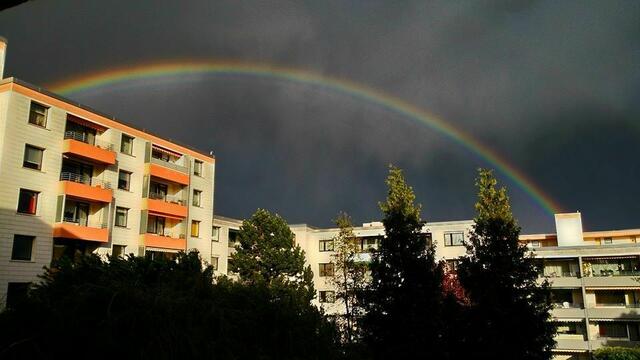 Regenbogen in Laatzen