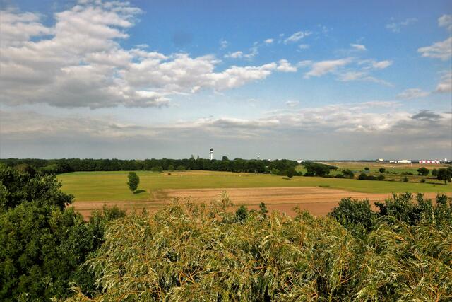 Herrlicher Ausblick Richtung Flughafen