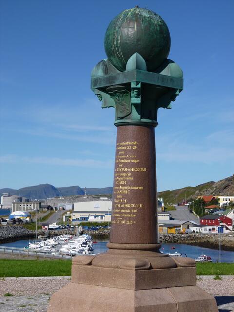 Meridianmonument in Hammerfest