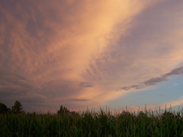 Wolkenstimmung am Abend