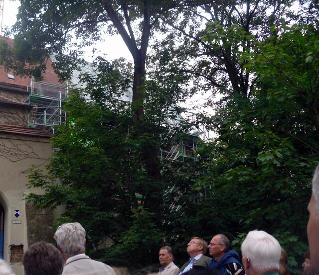 Leider durfte man nicht auf die Baustelle SCHLOSS