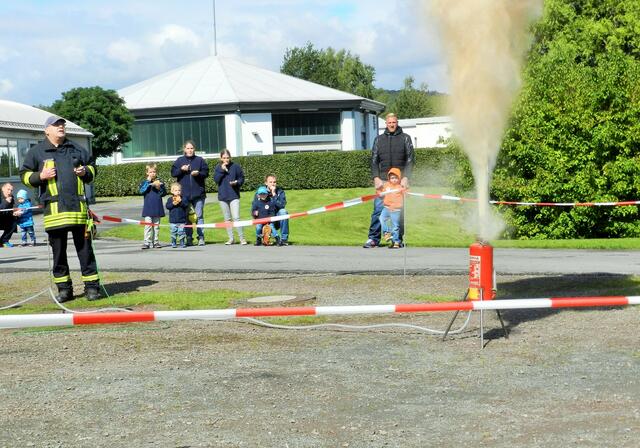 Eine Staubexplosion die leider nicht funktionierte.
