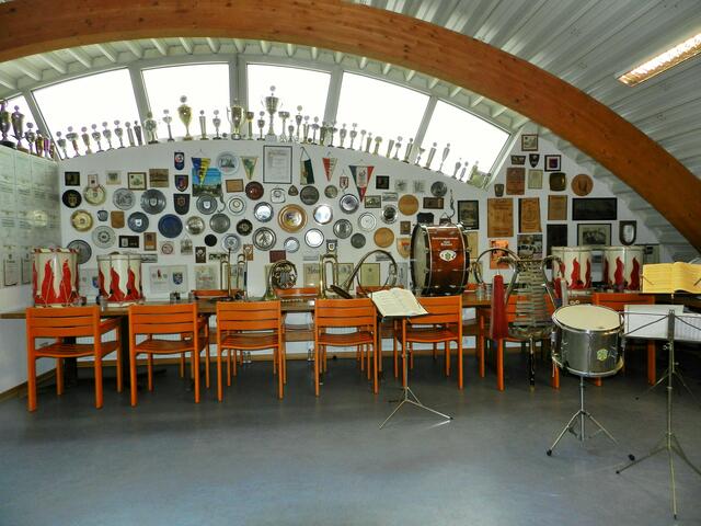 Musikzimmer der Feuerwehr.