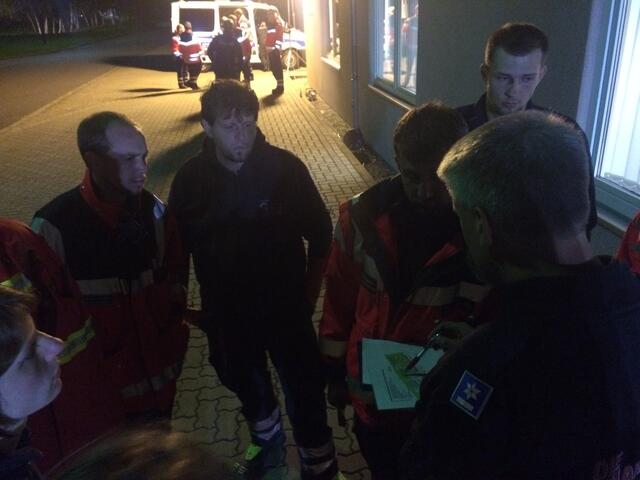 Einweisung der Gruppenführer