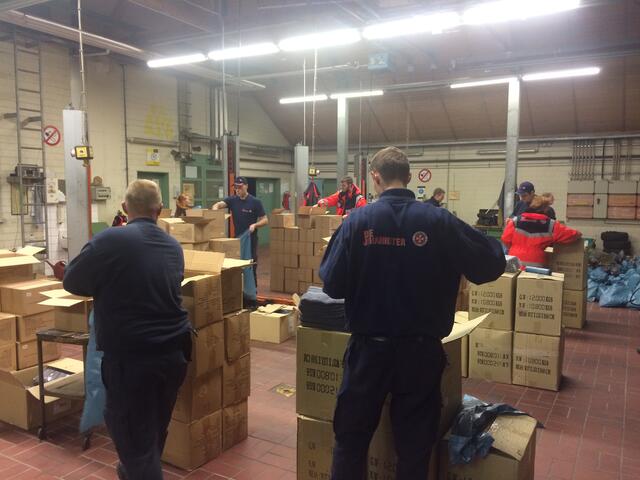 Kommissionierung der Hygienepacks