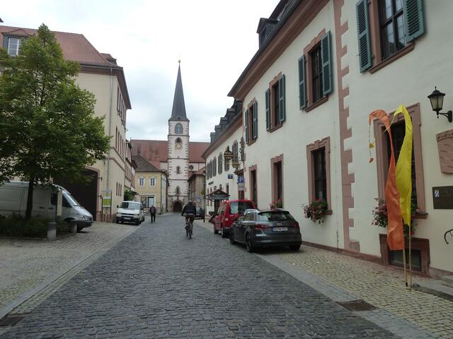 Eine Straße in Hammelburg