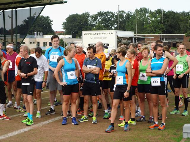 Startblock beim Eichenparklauf