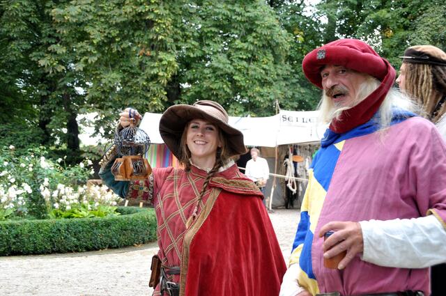 Mittelalter-Markt in Neustadt am Rübenberge zum Entdeckertag.