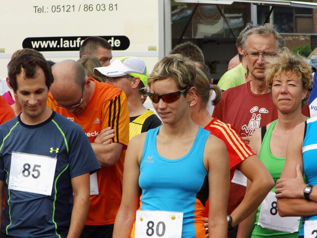 Startblock beim Eichenparklauf: Mandy Krause