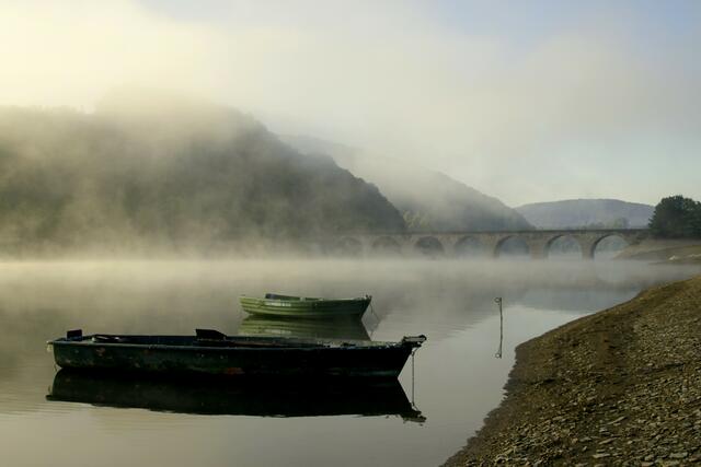 Boote am Diemelsee