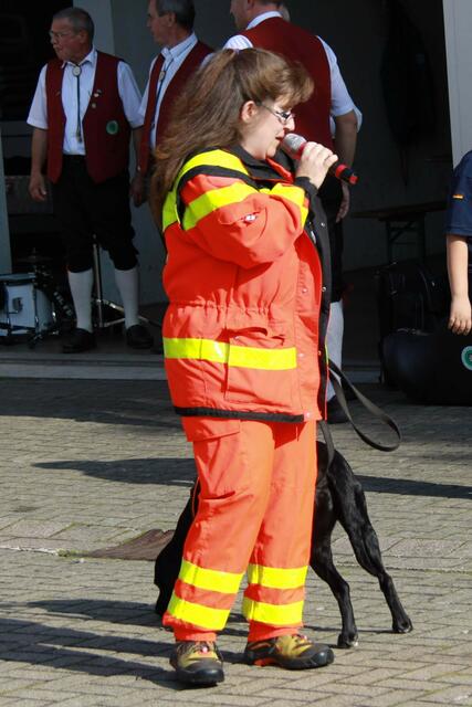 Beate Rippa stellte den Rettungshundeverein Bad Lauterberg e.V. vor.