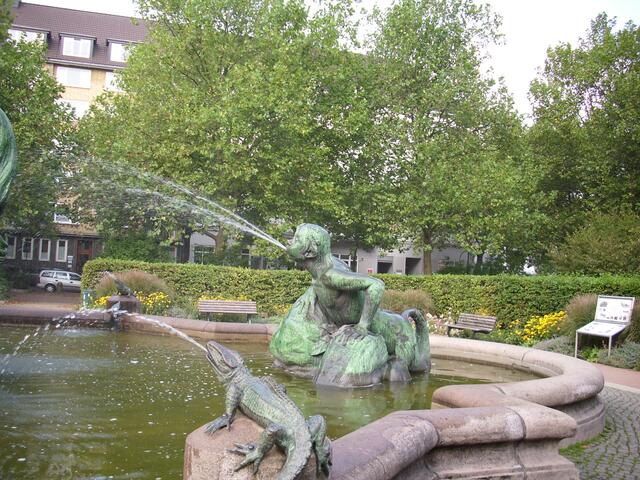Der Stuhlmannbrunnen in Hamburg -Altona