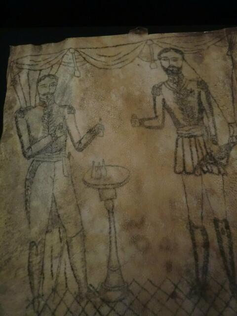 konserviertes Hautstück