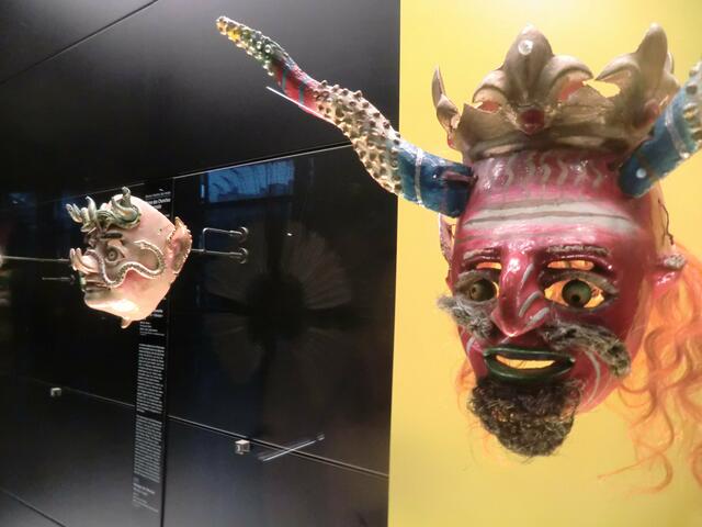 Masken der Nascua/Guerrero in Mexiko