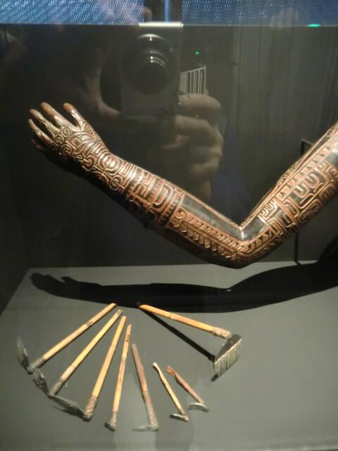 Tatauierungsmodell der Maori