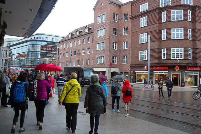 Auf dem Marienplatz. Foto: Helmut Kuzina