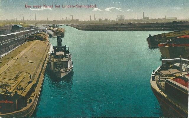 Kanalbecken, um 1920.
