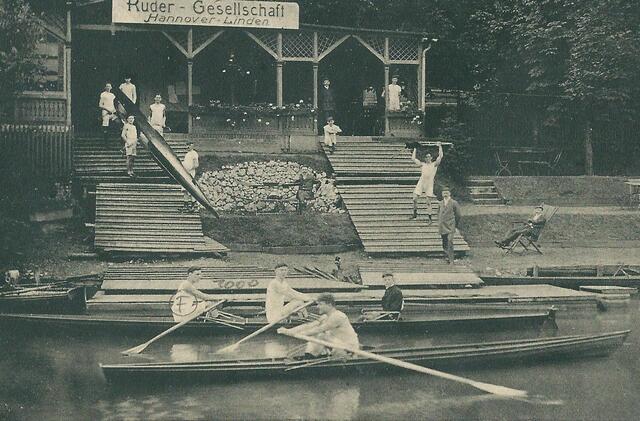 Ruder-Gesellschaft Hannover-Linden, um 1915.