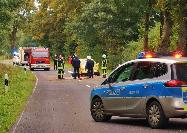 Unfall auf der Zufahrtsstrecke