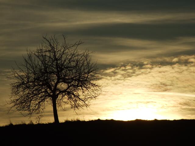 Sonnenuntergang in Bad Wildungen