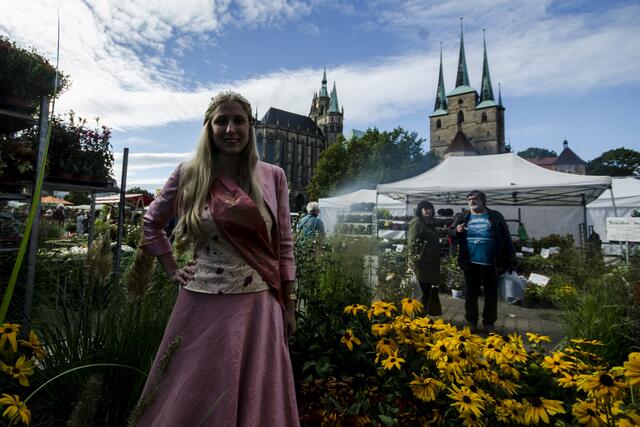 Cerealienmarkt - Erfurter Stauden- und Gartenmarkt |  Blumenkönigin Lara-Maria Köhlert (22)  aus Erfurt | Foto: SCHWARZE-art-PHOTOGRAPHIE