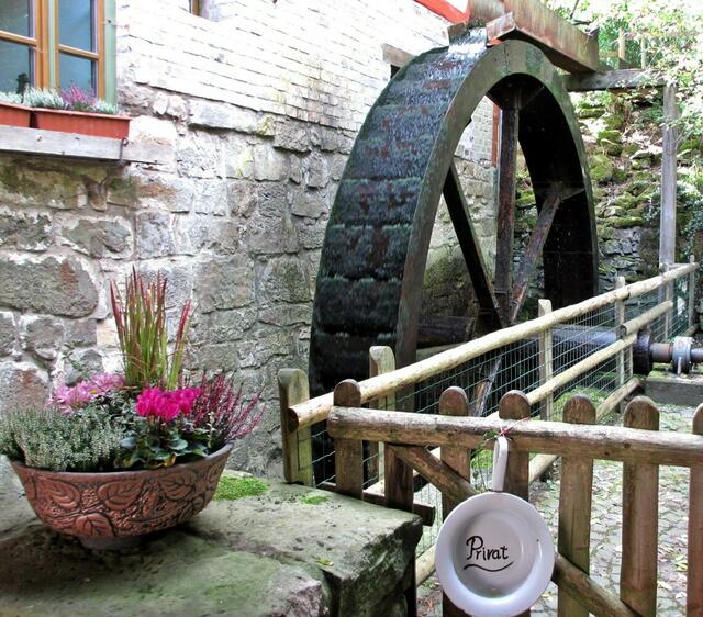 Das Mühlrad der Pletschmühle