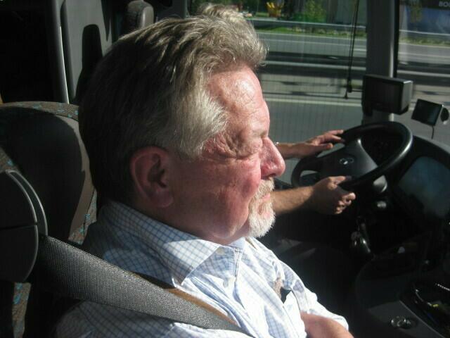 unser Reisleiter Fritz Wohlrab