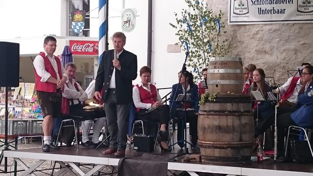 ein kurzes Grußwort des Bürgermeister