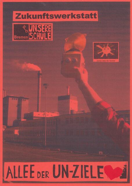 BAKI-Plakat "Zukunftswerkstatt UNSERE SCHULE" zur 11. Woche des bürgerschaftlichen Engagements (BBE-Aktionswoche 2015)