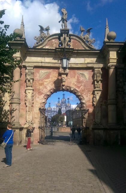 Eingangstor zum Schlosspark - Schloss Bückeburg | Foto: Yvonne Oestreich