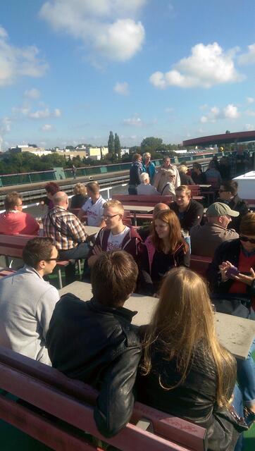 Während der Kanal-Weser Rundfahrt auf dem Fahrgastschiff "Europa" | Foto: Yvonne Oestreich